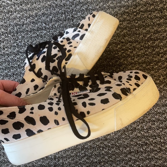 superga platform leopard